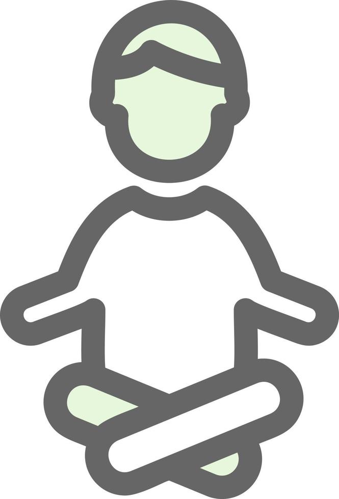 Yoga Vector Icon Design
