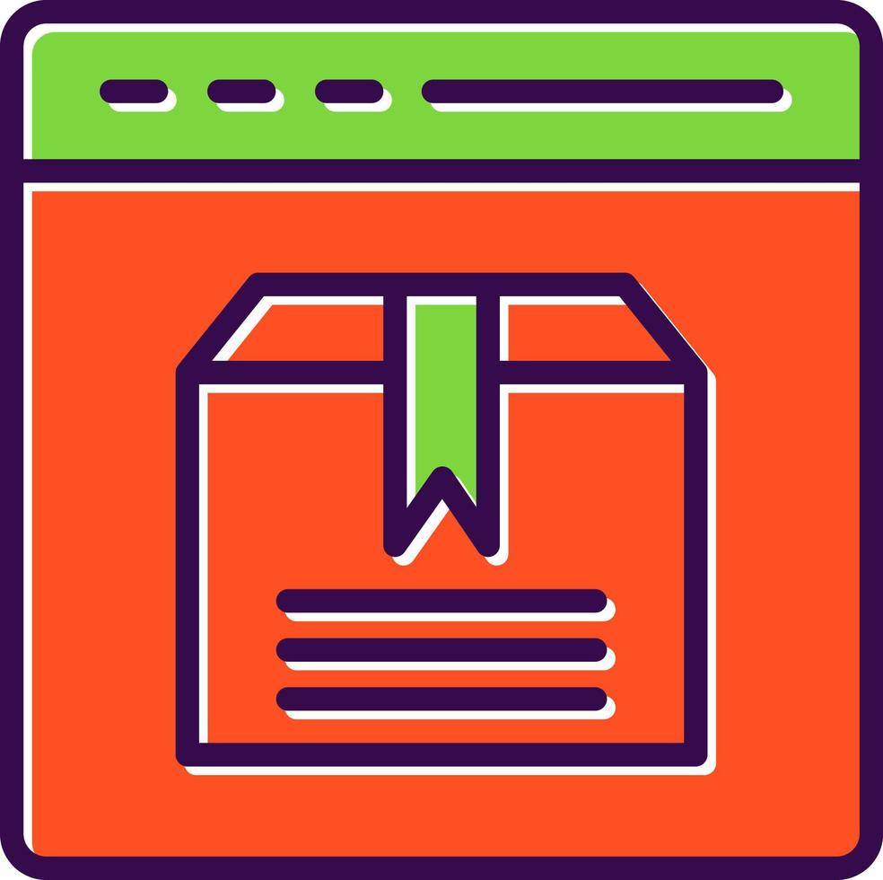 Product Browsing Vector Icon Design