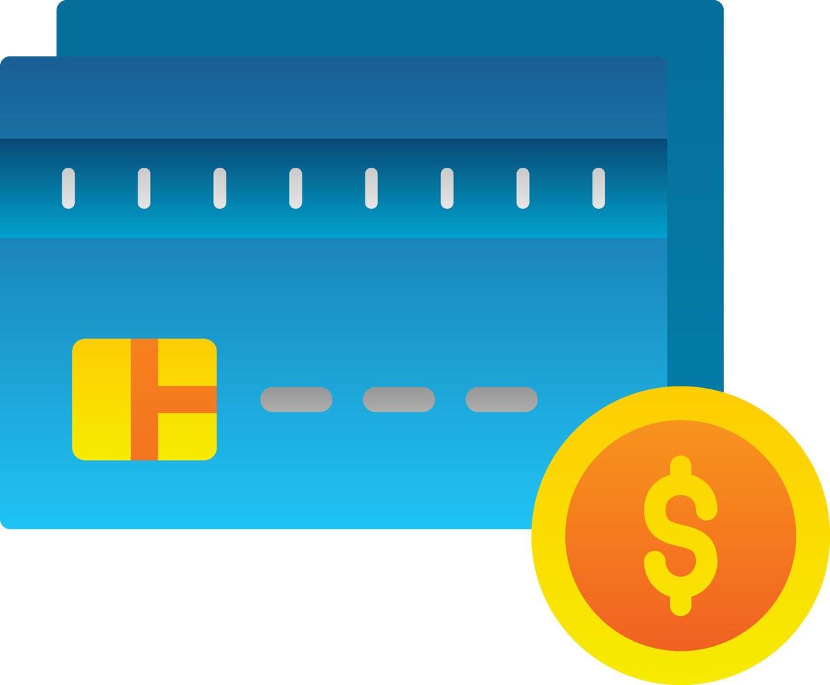Credit Card Payment Vector Icon Design