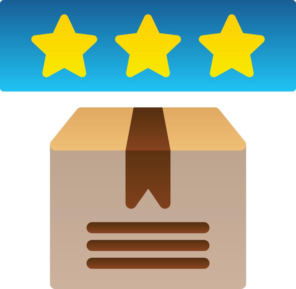 Product Rating Vector Icon Design