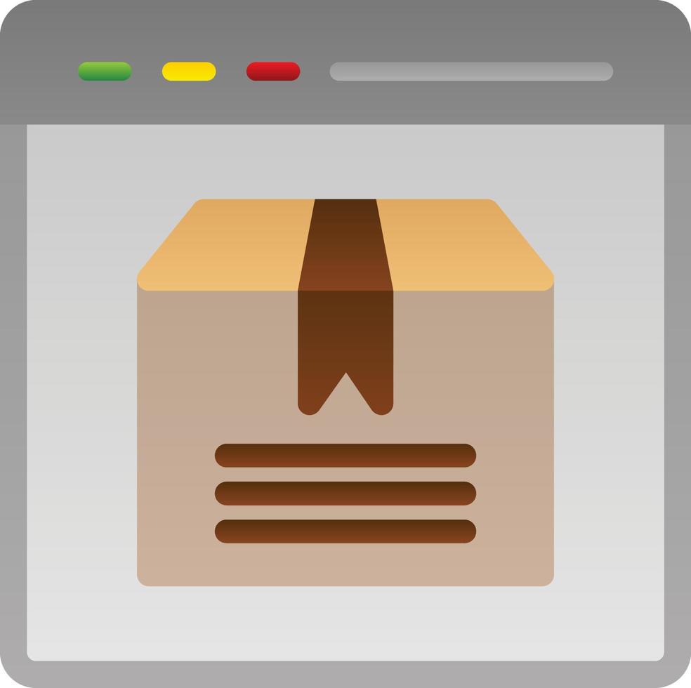 Product Browsing Vector Icon Design