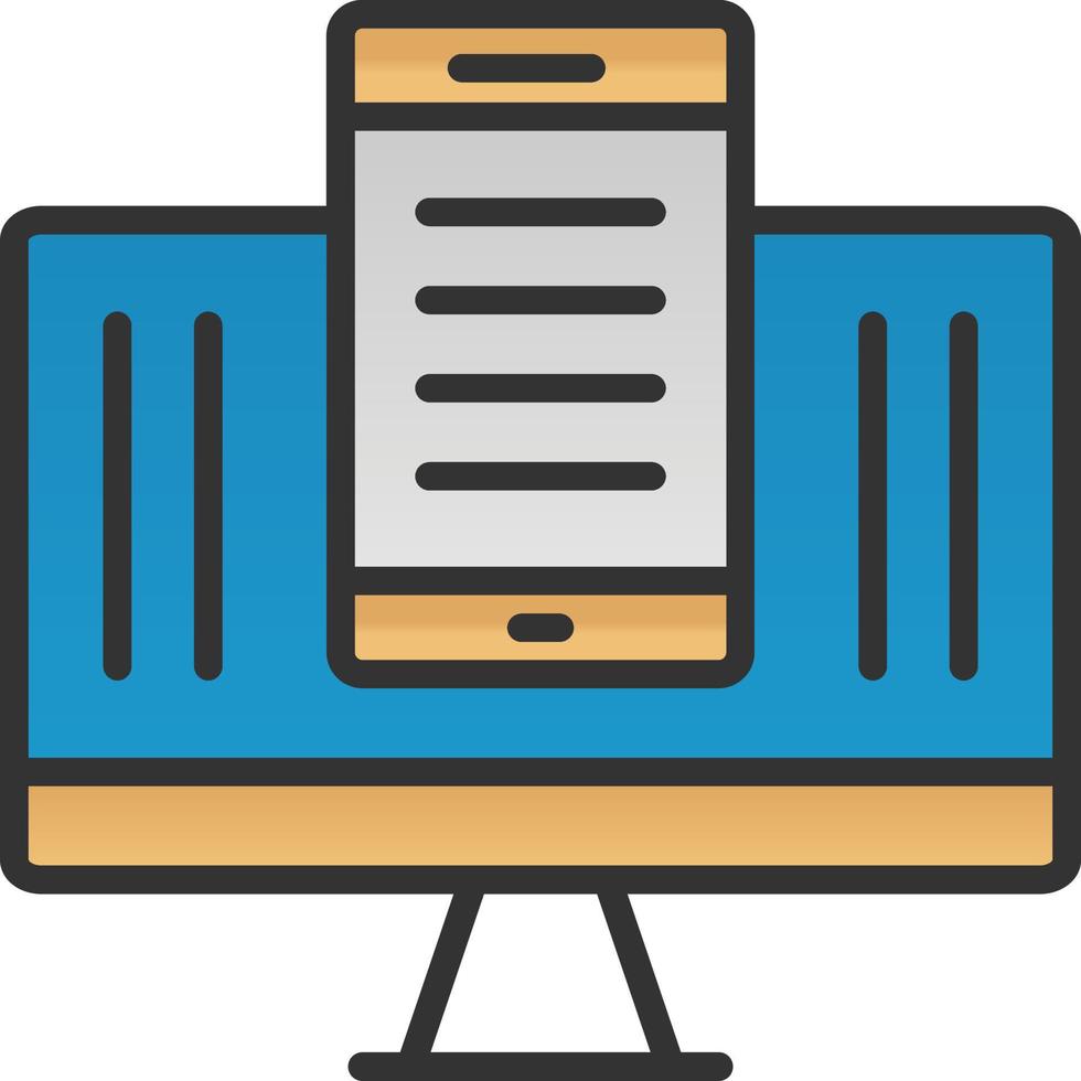 ECommerce Screen Vector Icon Design