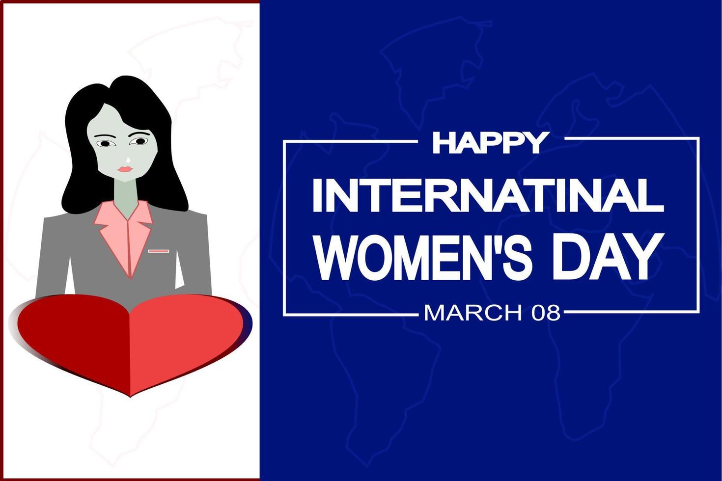 International women's day vector