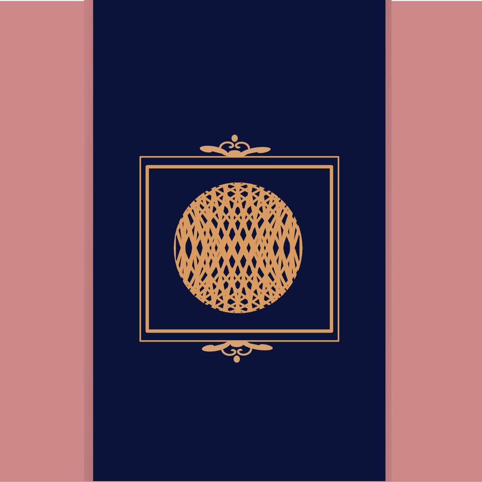 logo with circual gold mesh,vector vector