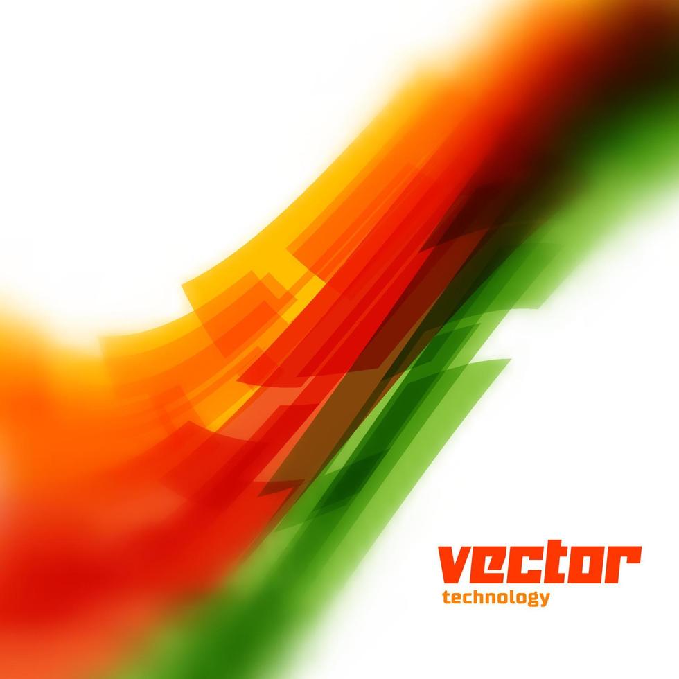 Vector swirl of lines card with blurred edge