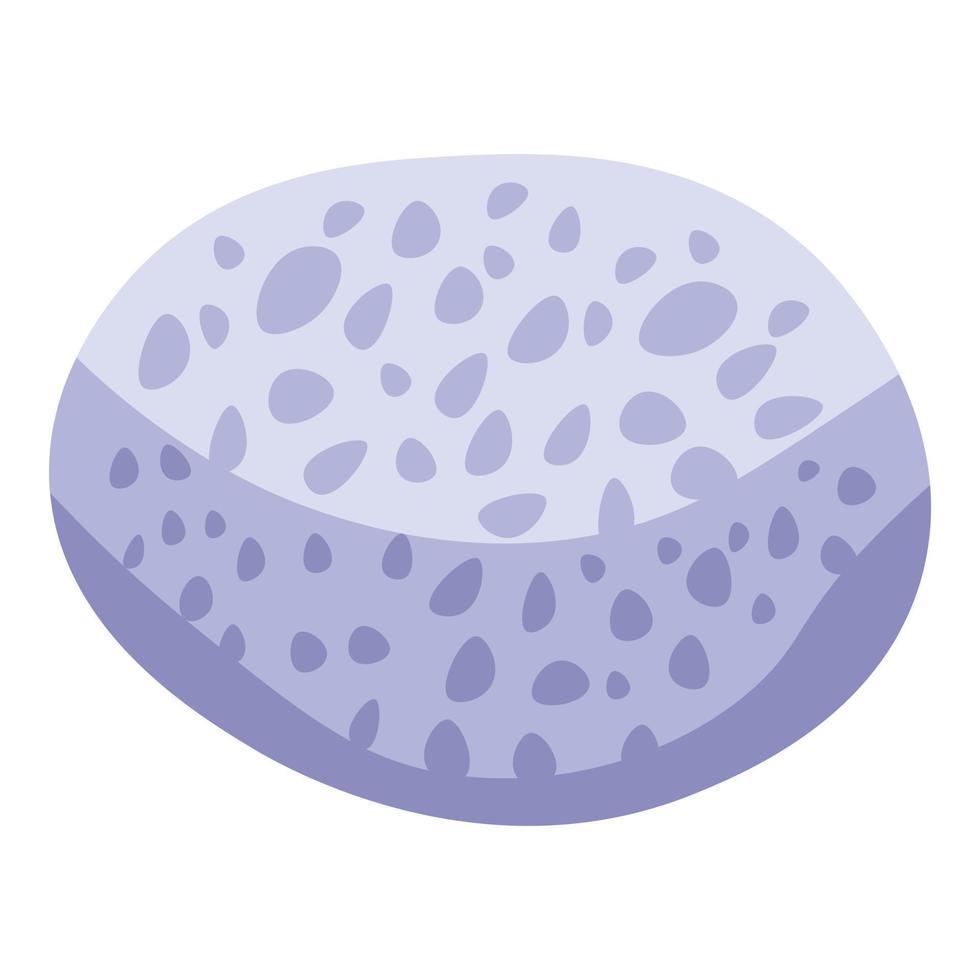 icono de piedra de coral, estilo isométrico vector