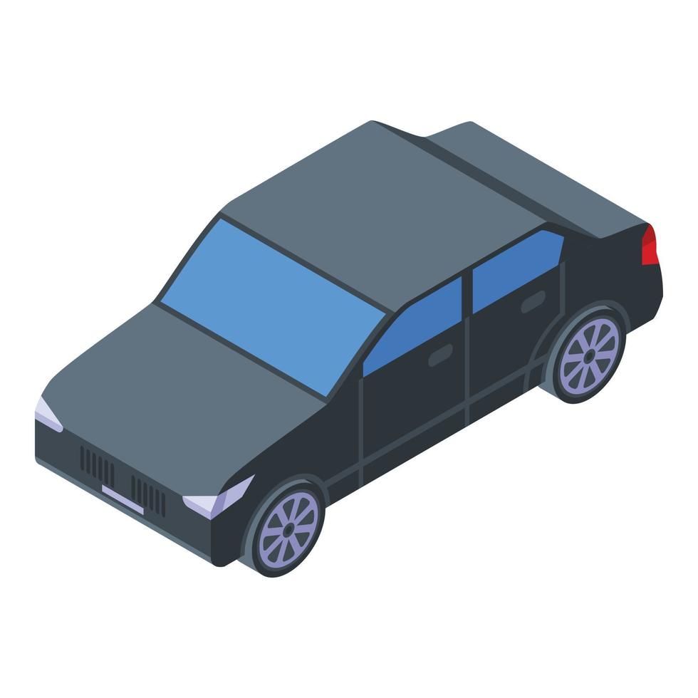 icono de vehículo de coche, estilo isométrico vector