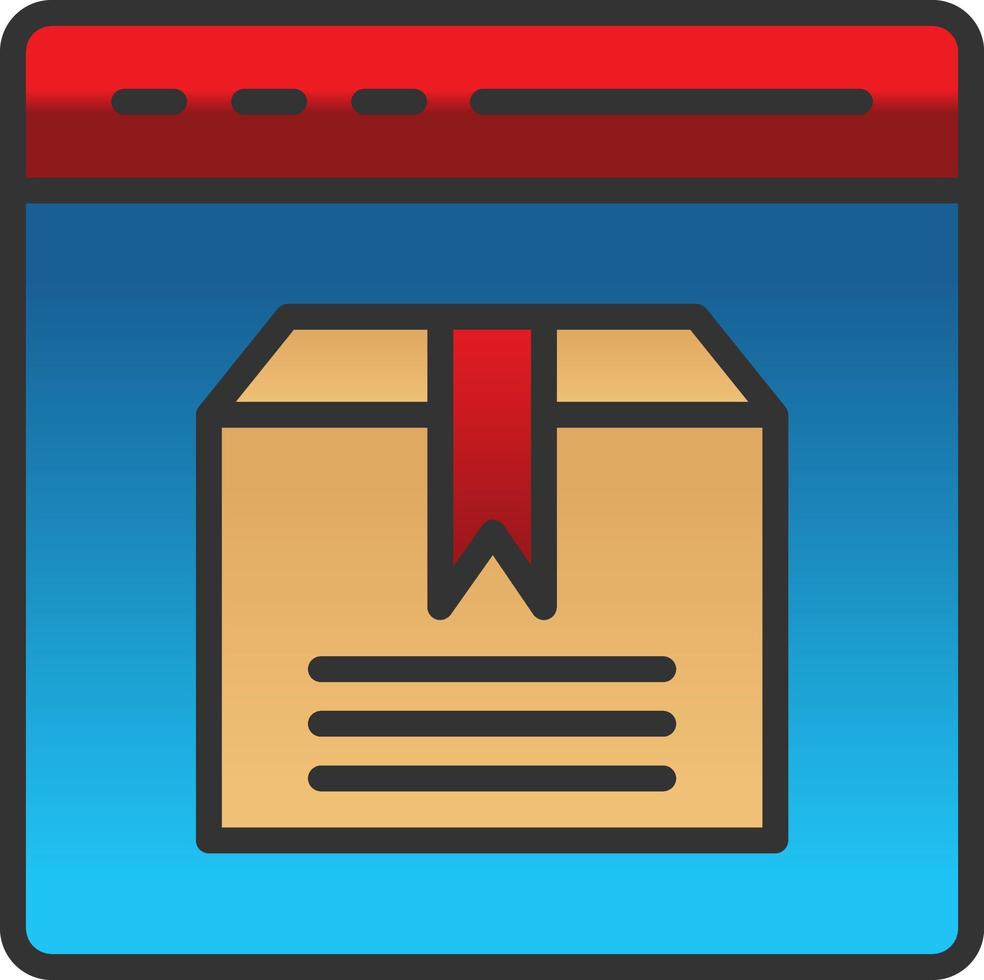 Product Browsing Vector Icon Design