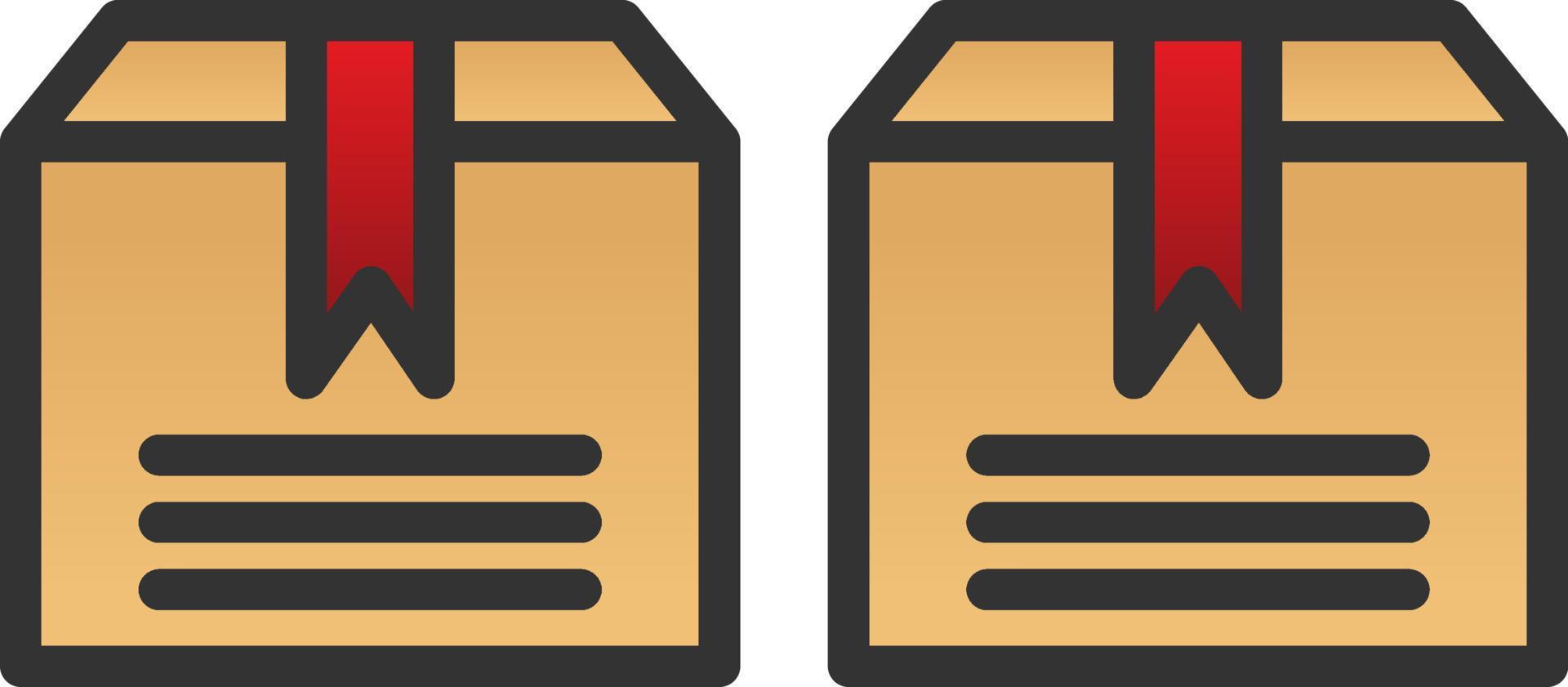 Packages Vector Icon Design