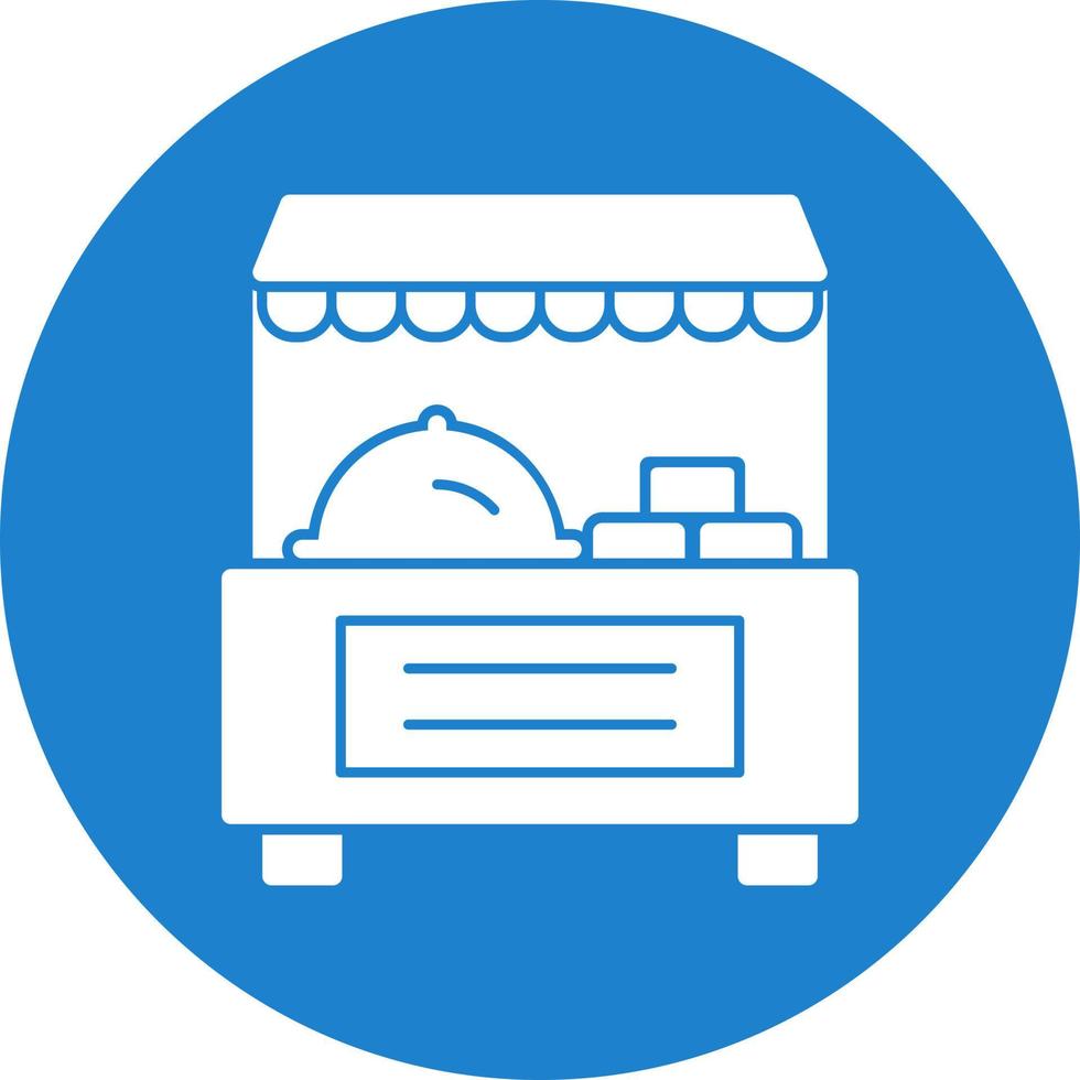 Food Stand Vector Icon Design