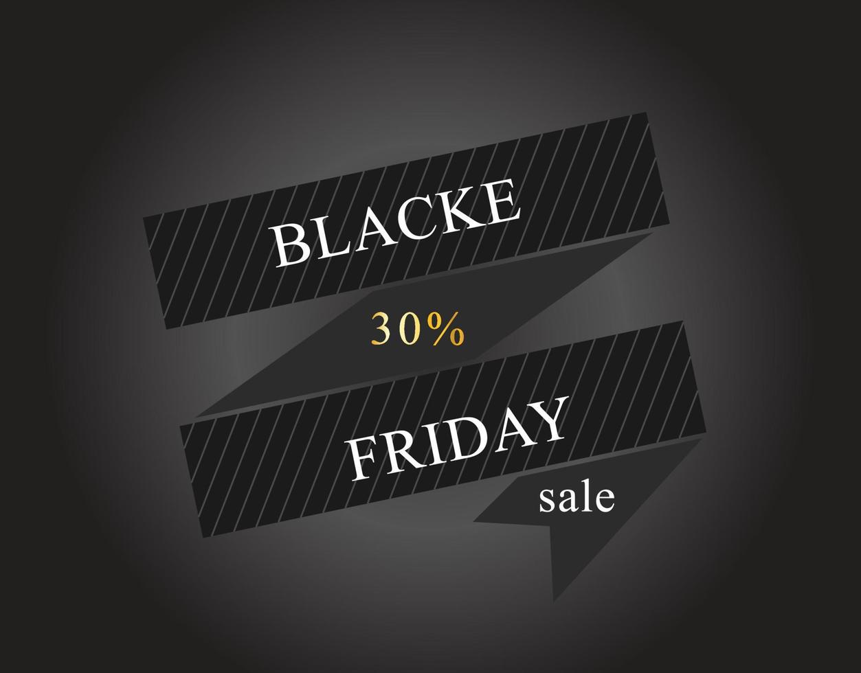 Black Friday Banner and Background  Vector