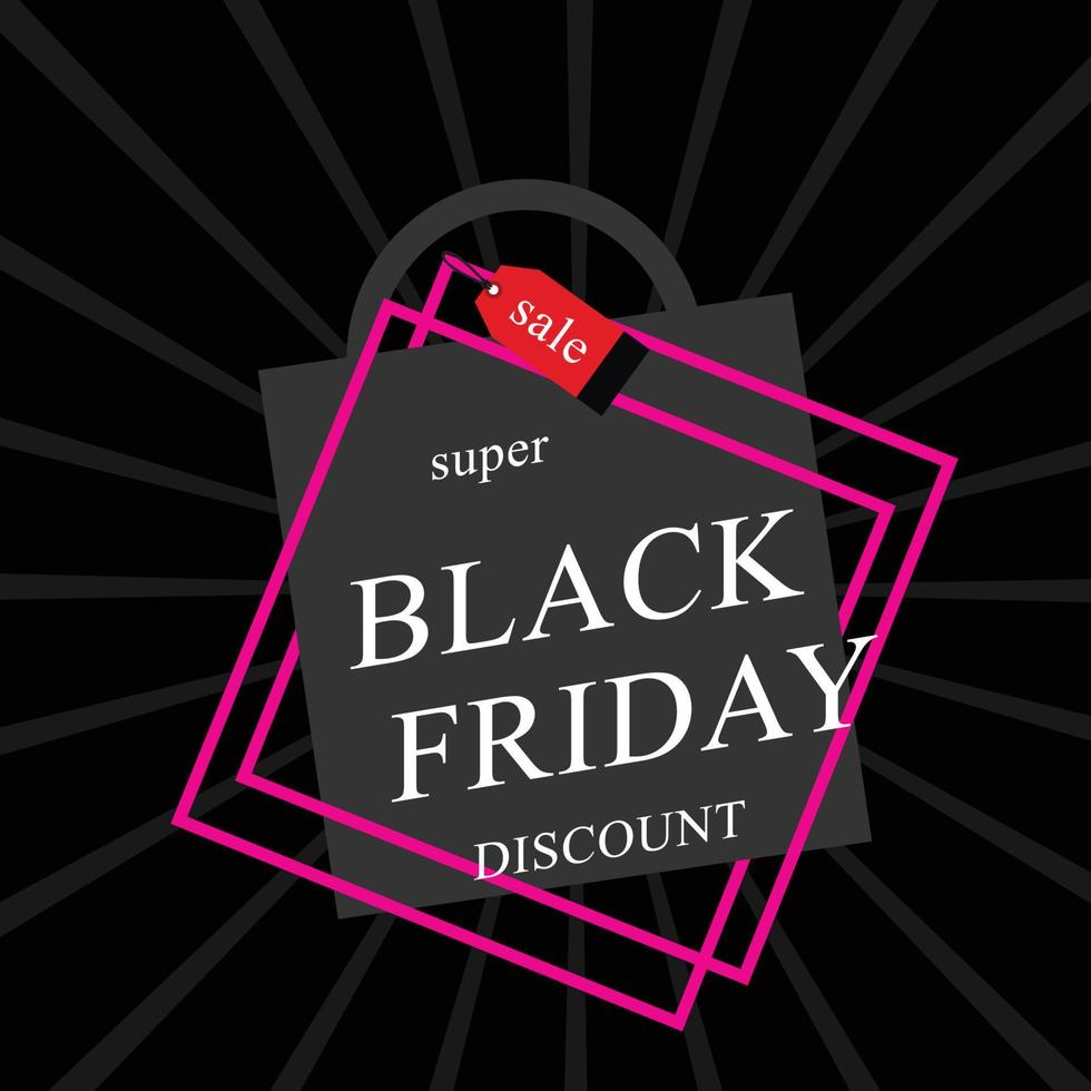 Black Friday Banner and Background  Vector