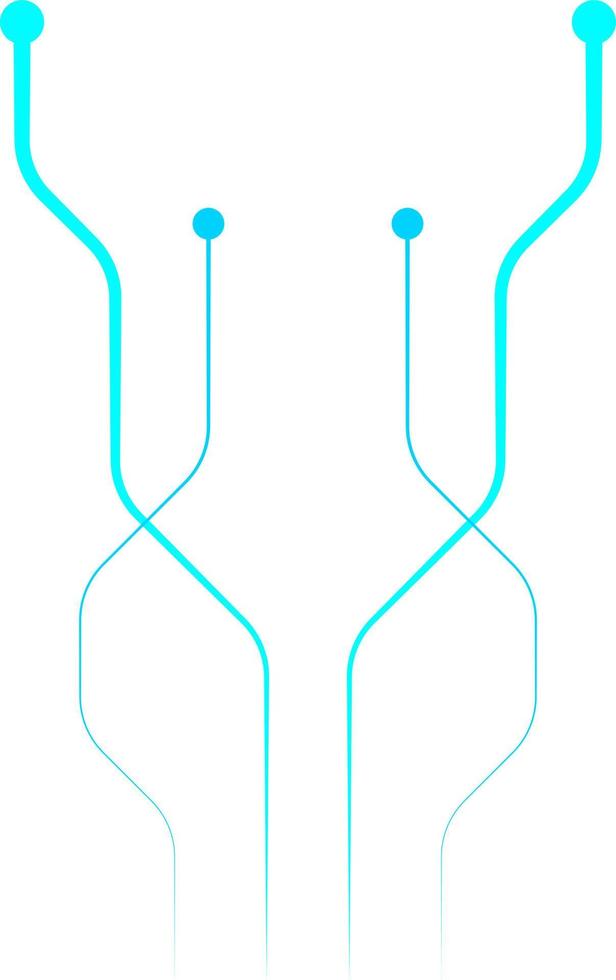 Technology Lines Decorative Vector Design Element