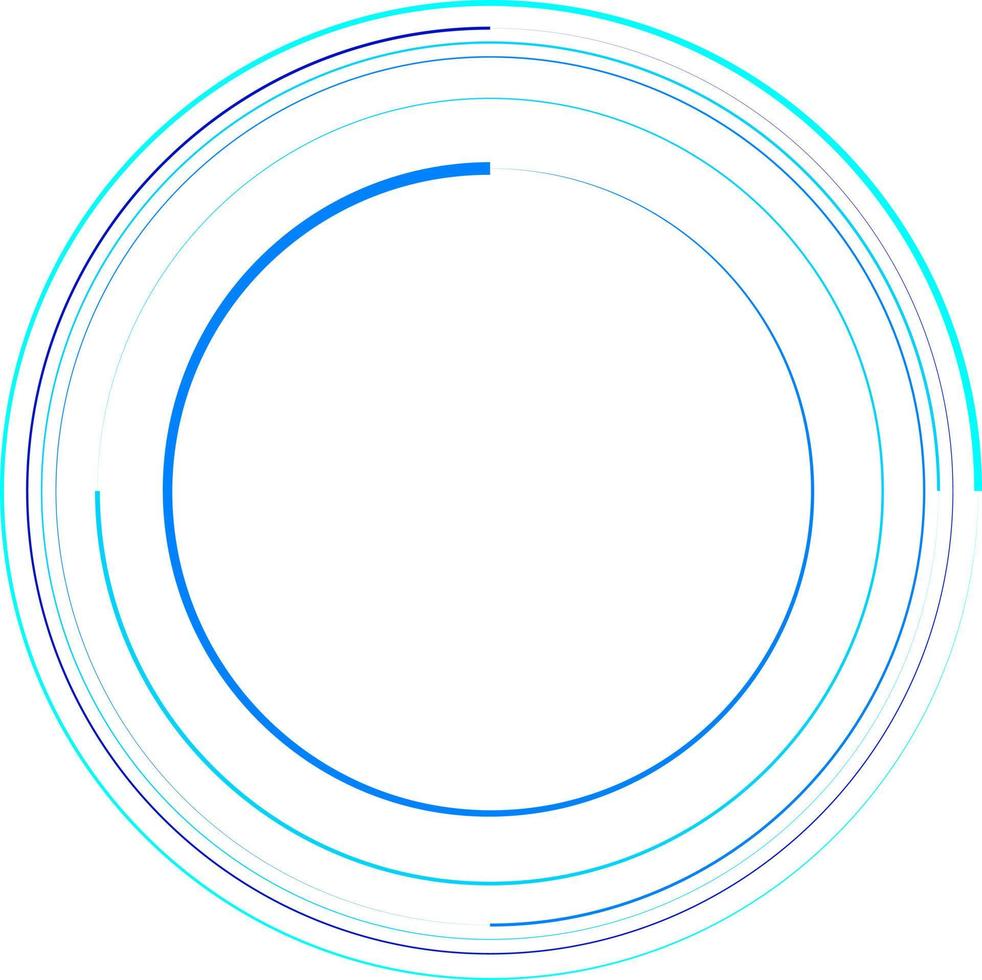 Tech Circle Decorative Vector Design Element
