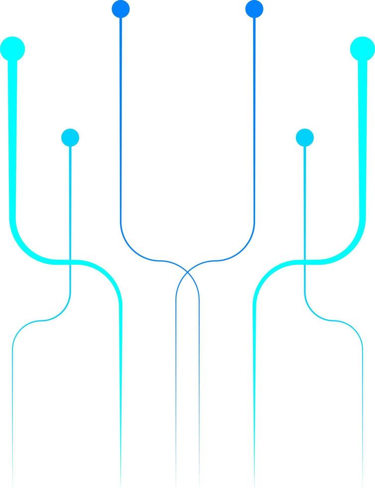 Technology Lines Decorative Vector Design Element
