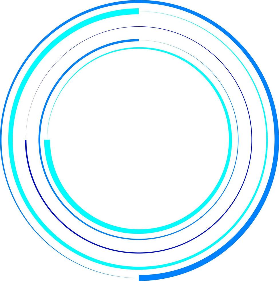 Tech Circle Decorative Vector Design Element