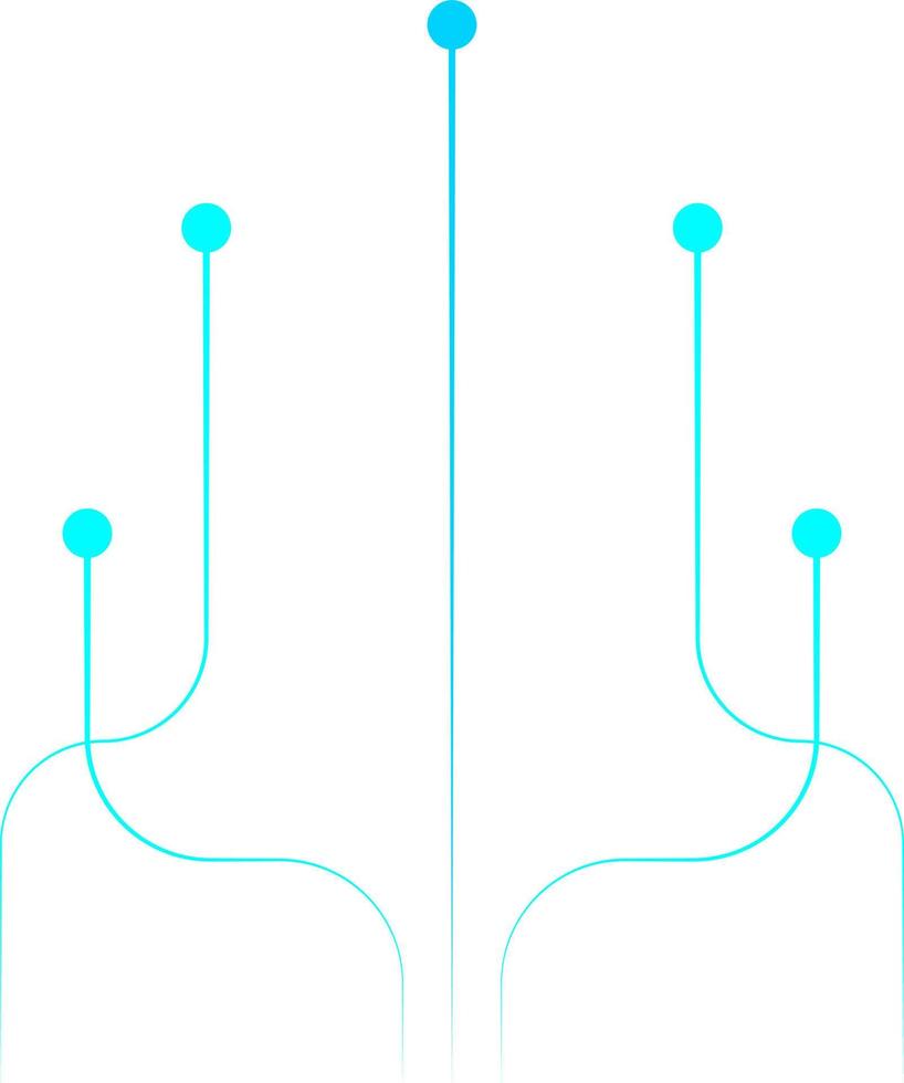 Technology Lines Decorative Vector Design Element