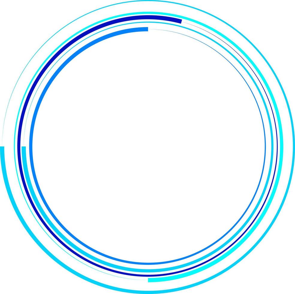 Tech Circle Decorative Vector Design Element