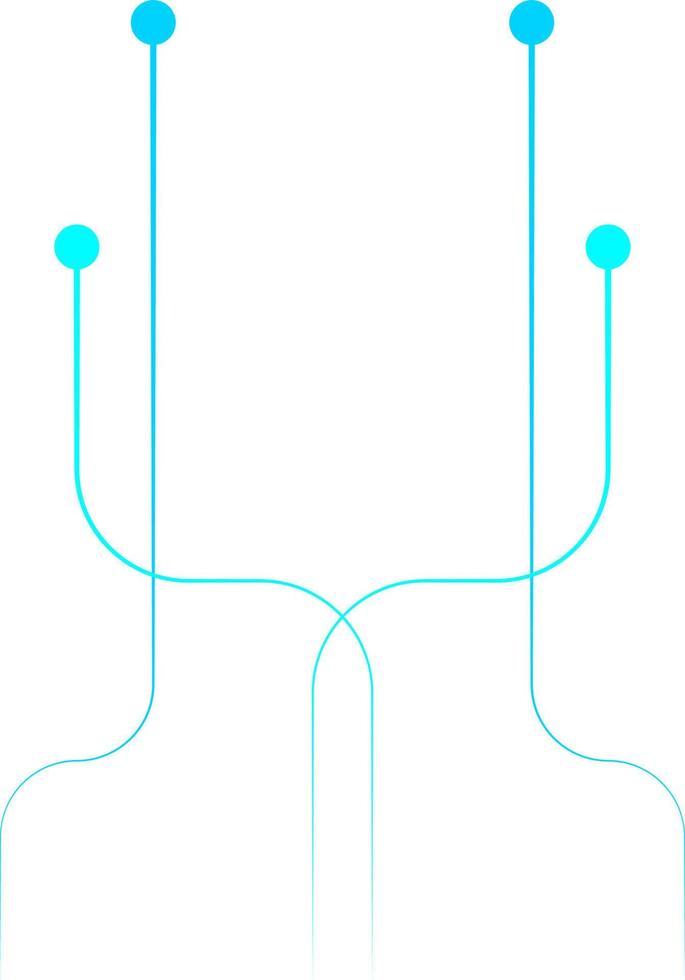 Technology Lines Decorative Vector Design Element