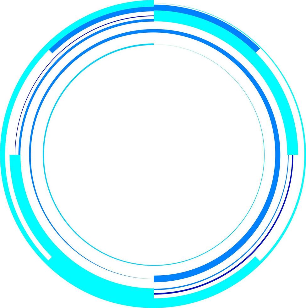 Tech Circle Decorative Vector Design Element