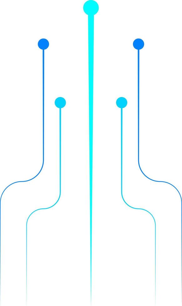 Technology Lines Decorative Vector Design Element