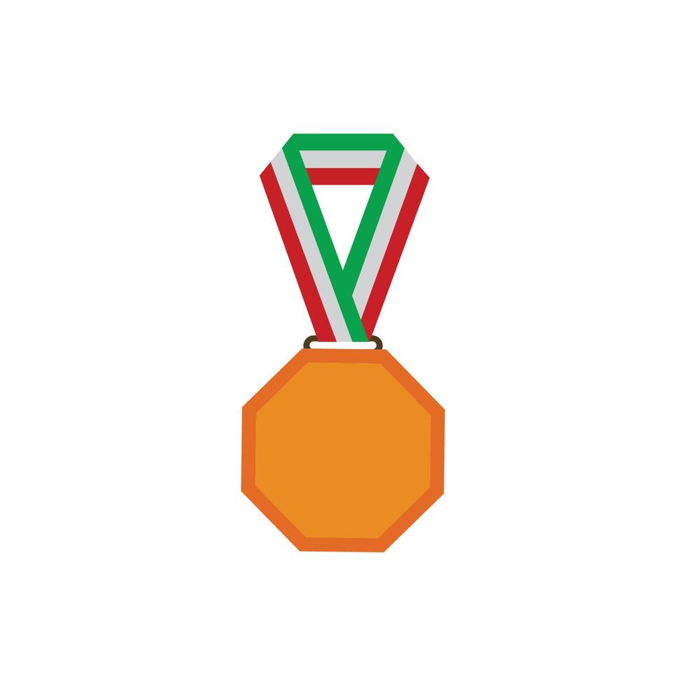 diseño de icono de ilustración de vector de plantilla de logotipo de medalla