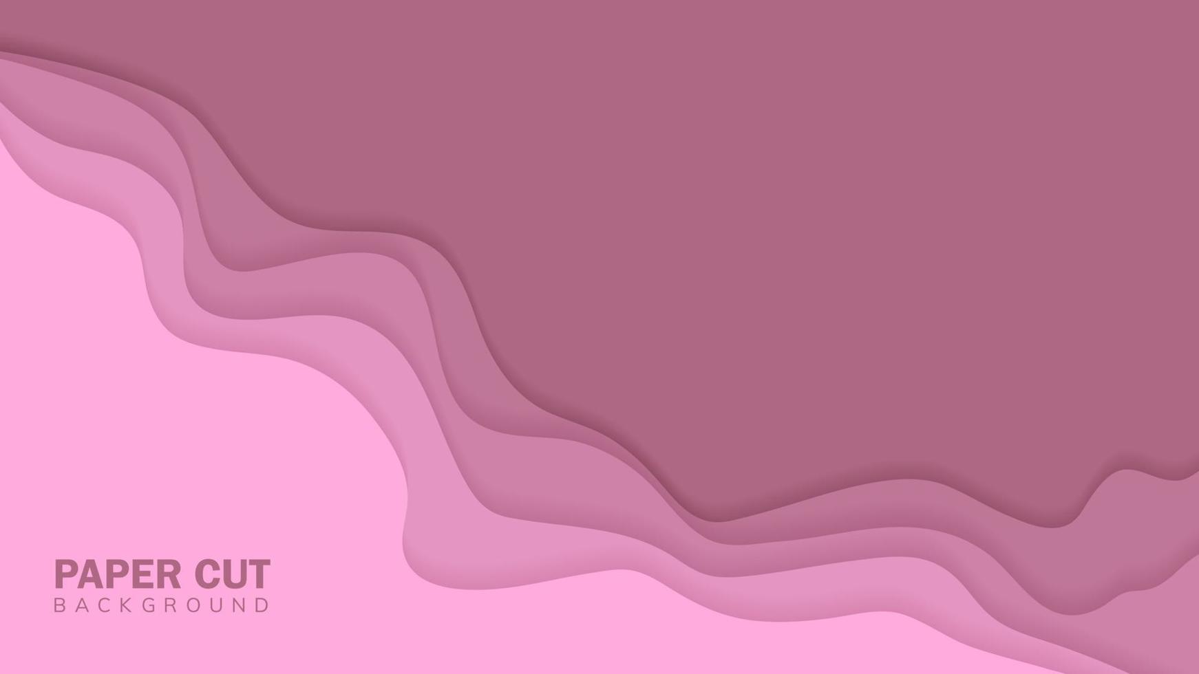 Fondo de corte de papel abstracto púrpura, presentaciones de volante de banner de diseño vector