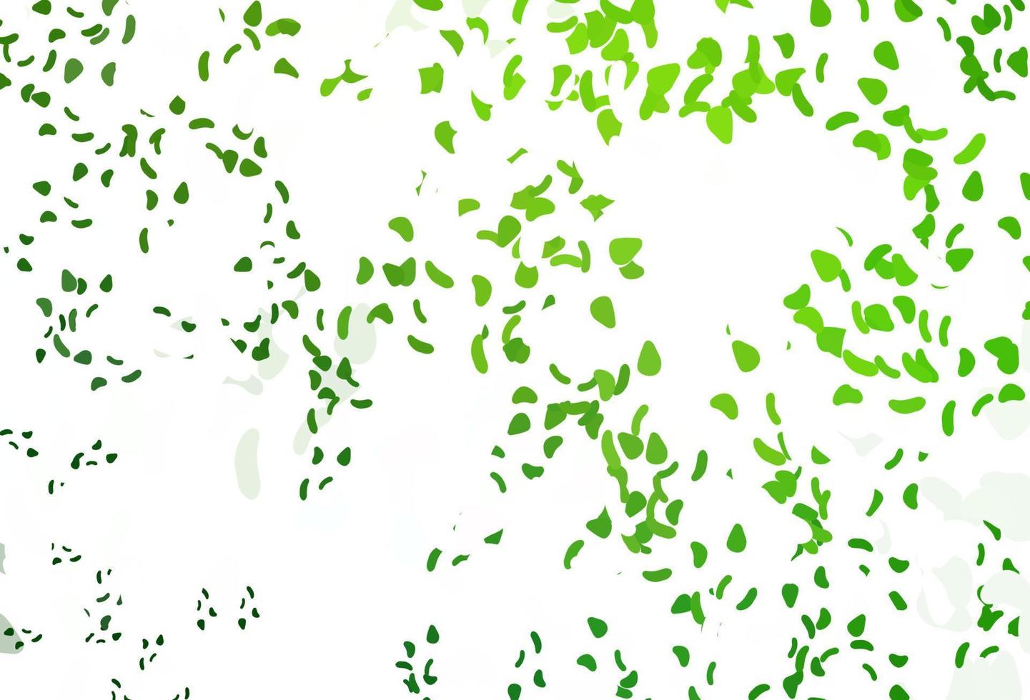Light Green vector template with memphis shapes.