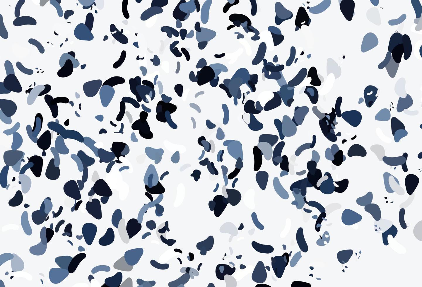 Light blue vector template with memphis shapes.