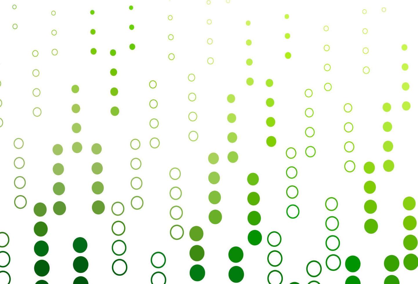 Light Green vector backdrop with dots.
