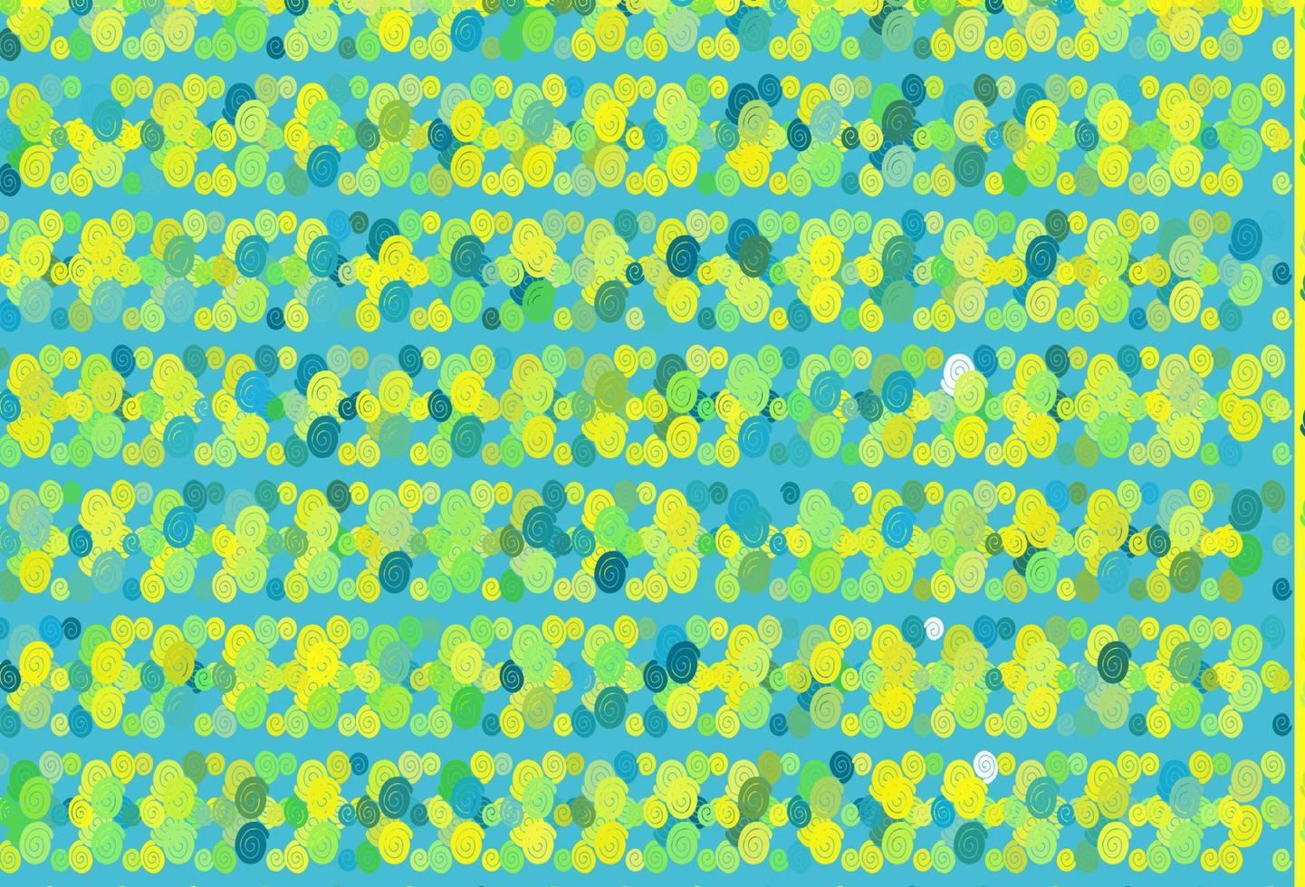 Light Green, Yellow vector background with bent ribbons.
