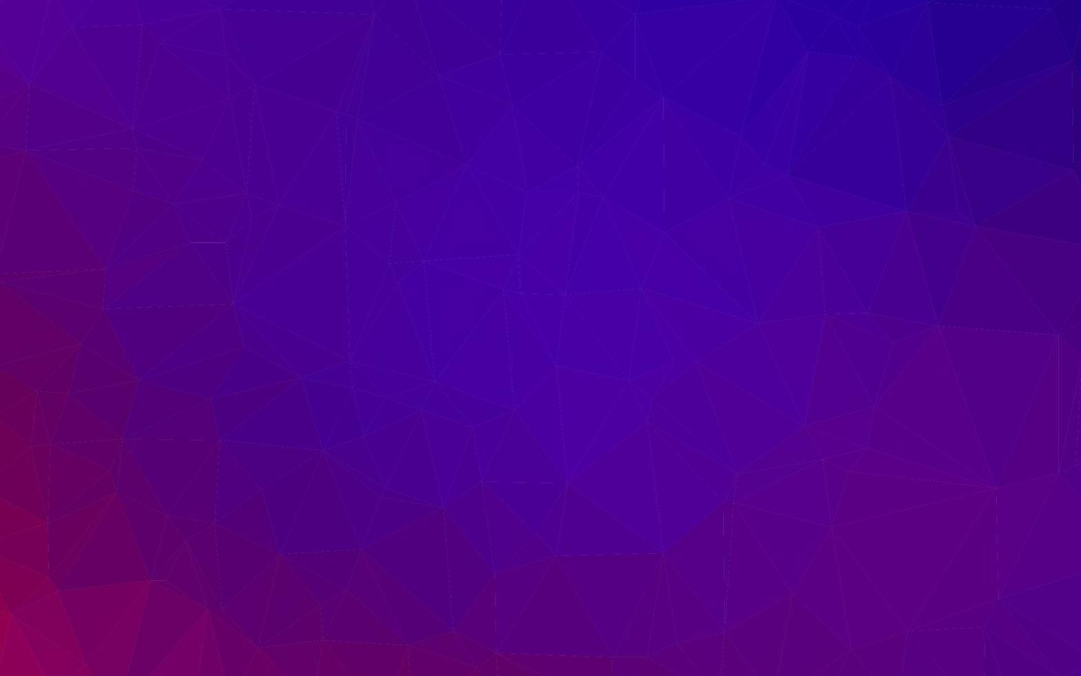Dark Purple vector blurry triangle template.