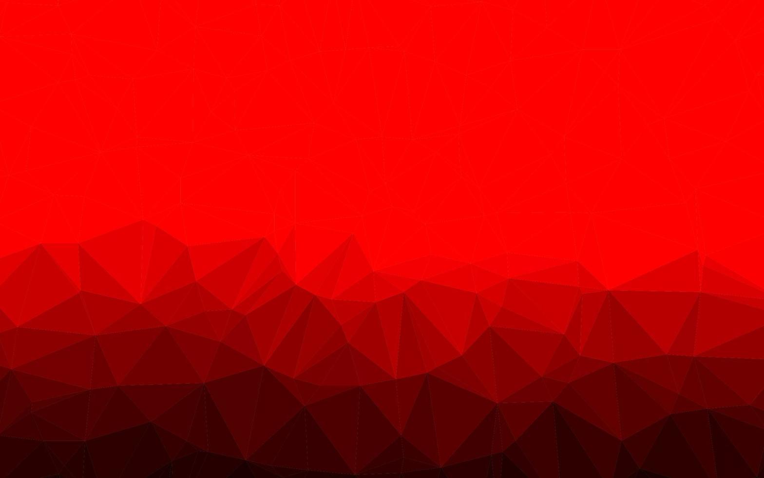 Light Red vector triangle mosaic template.