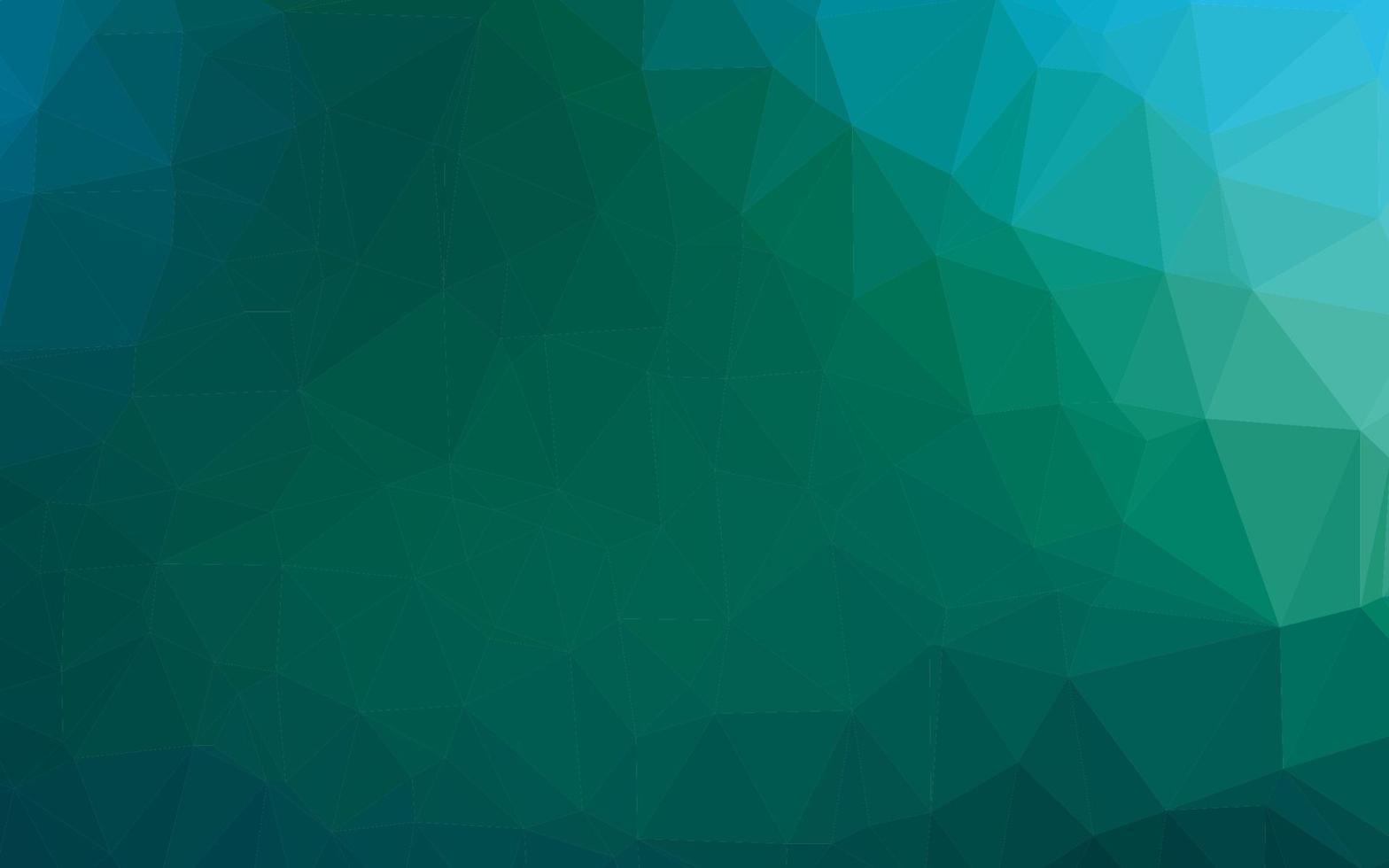 Dark Blue, Green vector abstract mosaic backdrop.