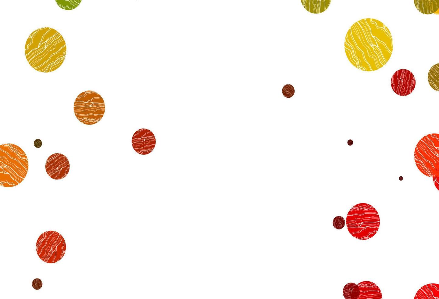 Light green, red vector template with circles.