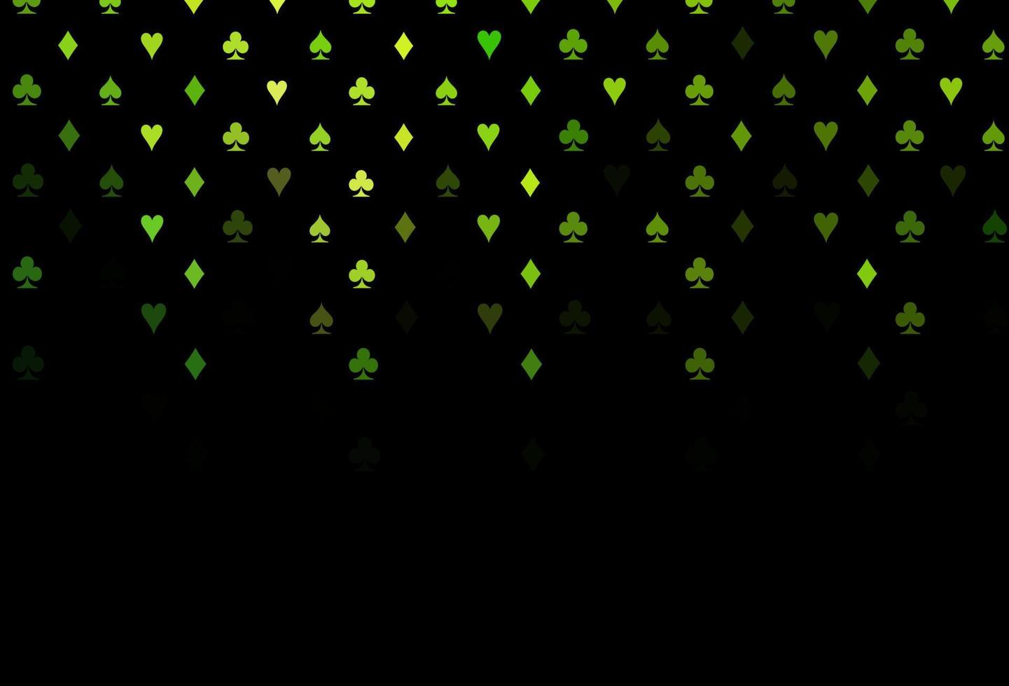 Dark green vector layout with elements of cards.