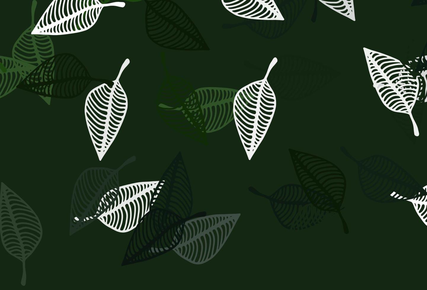 Light Green vector hand painted pattern.