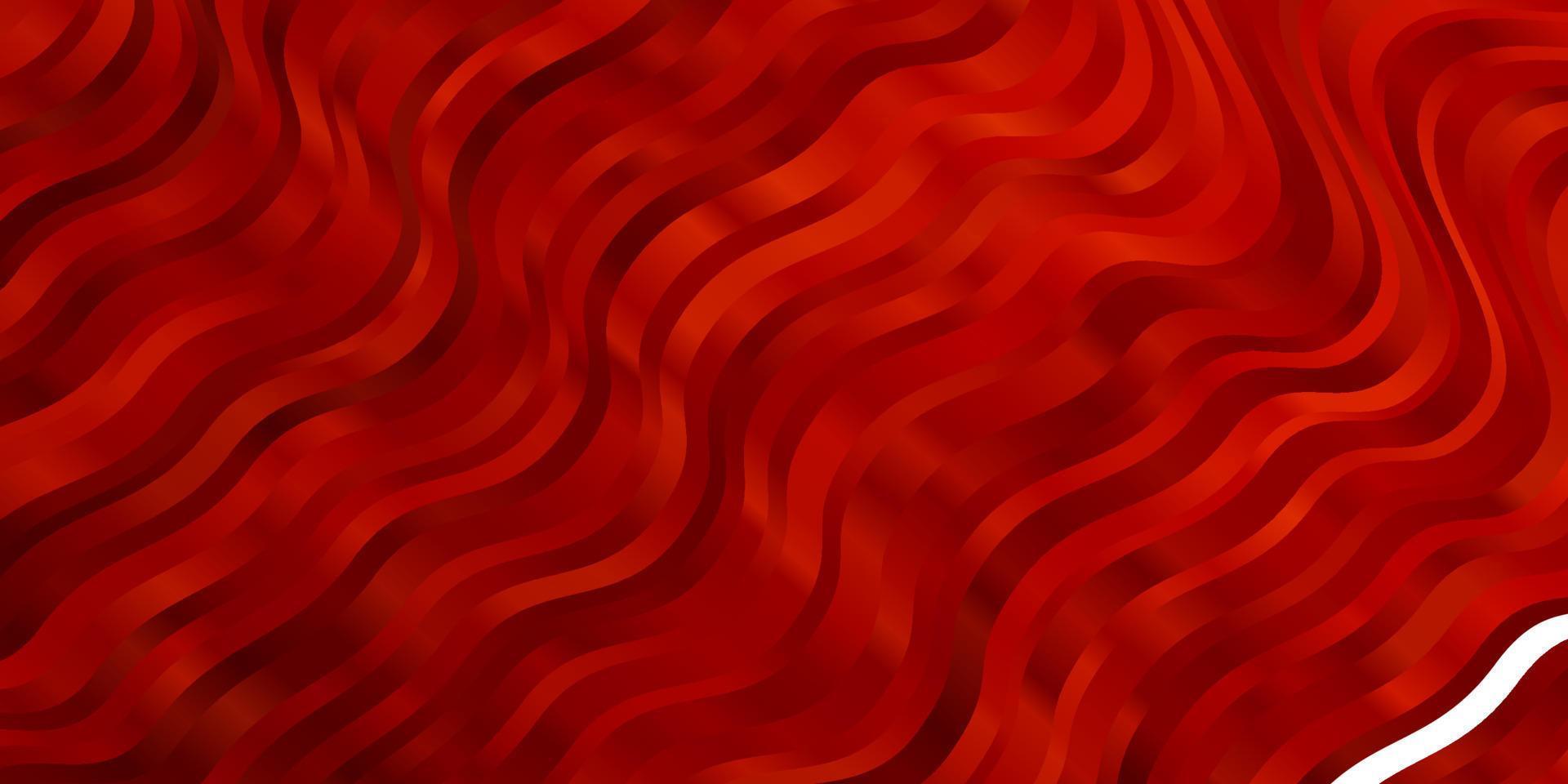 Light Orange vector texture with curves.