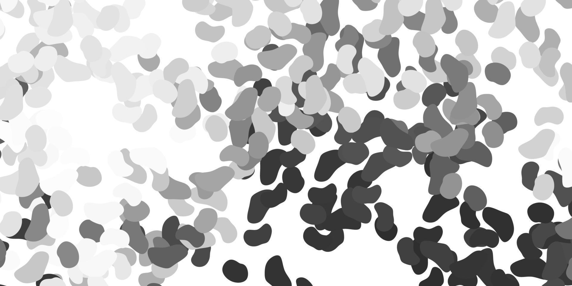 plantilla de vector gris claro con formas abstractas.