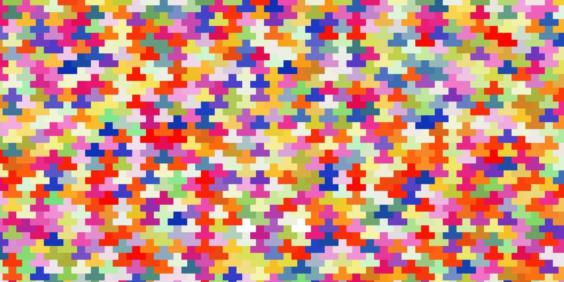 Light Multicolor vector pattern in square style.