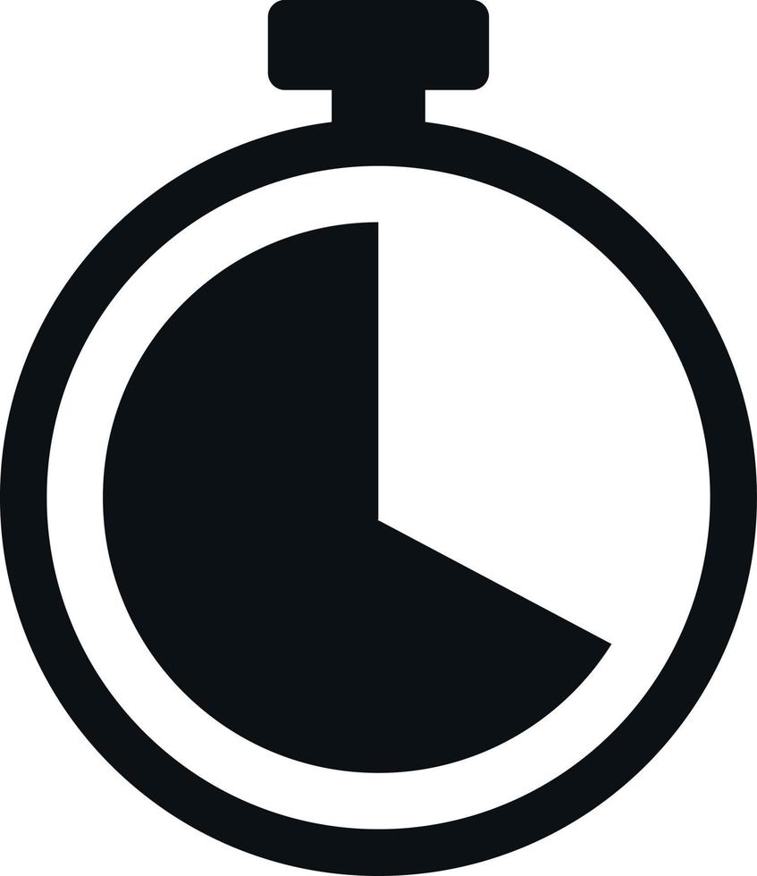 Stopwatch icon. Timer. Watch. Simple flat design. Vector art