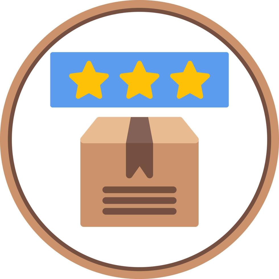 Product Rating Vector Icon Design