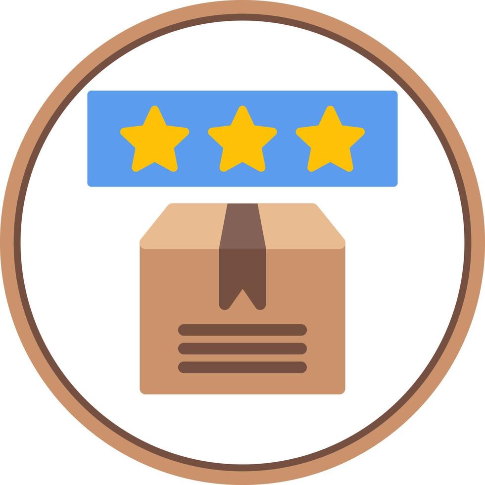 Product Rating Vector Icon Design