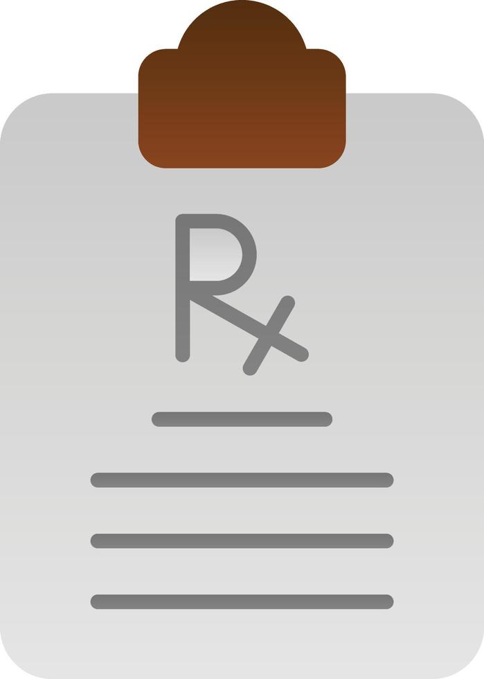 Prescription Vector Icon Design