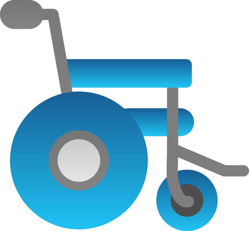 Wheelchair Vector Icon Design