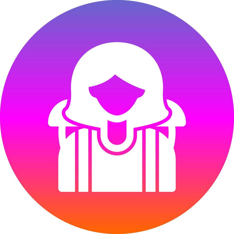 diseño de icono de vector de mujer viajera