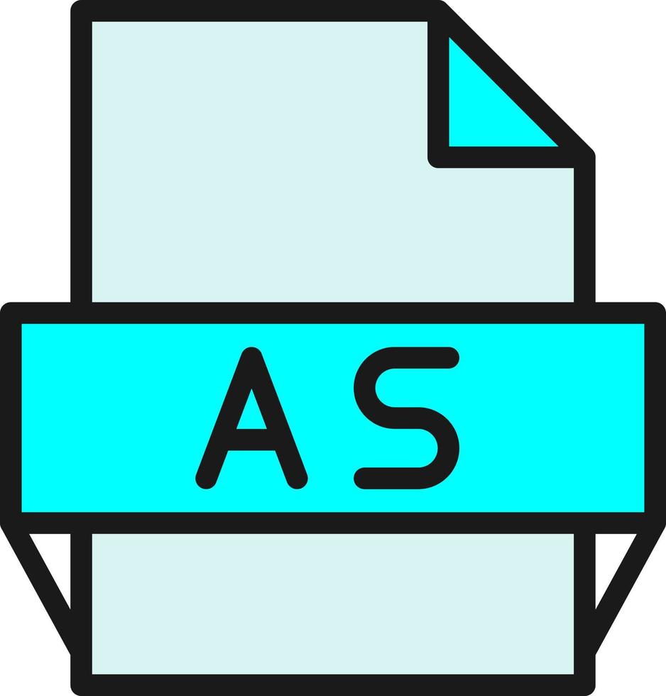 As File Format Icon vector