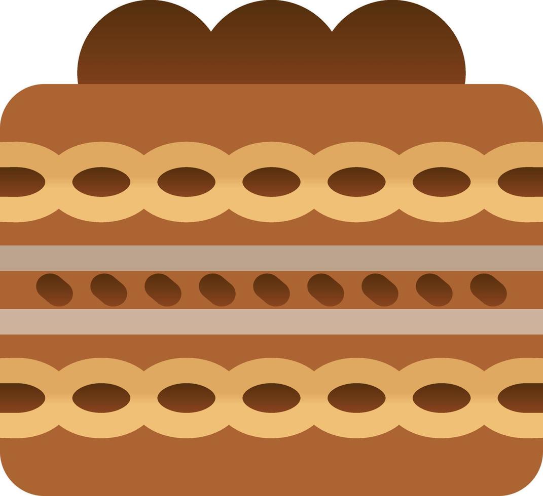 Tiramisu Vector Icon Design