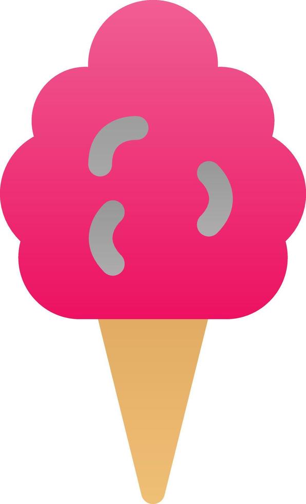 Cotton Candy Vector Icon Design