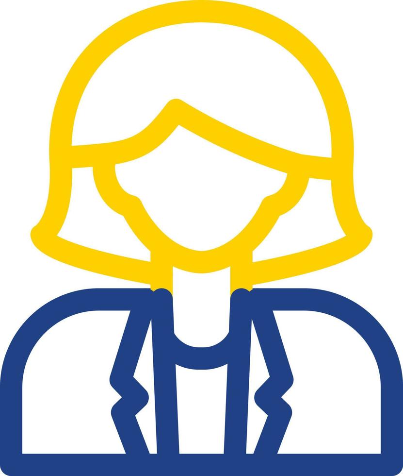 Business Woman Vector Icon Design